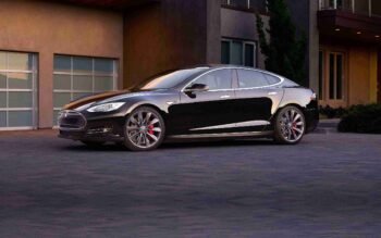 Tesla Model S in Exclusive Car Collector’s Garage