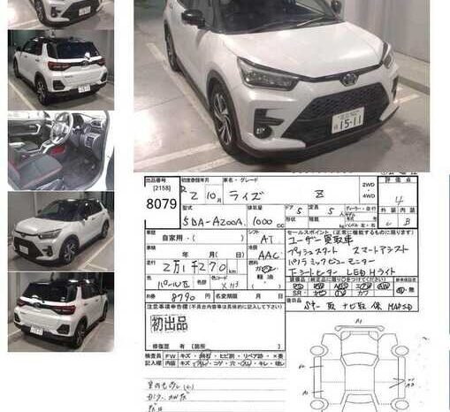 
								2020 TOYOTA RAIZE (Z) 1.0 TURBO full									